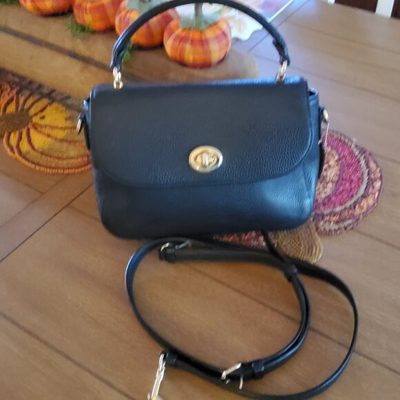 Coach Marlie Top Handle in Black C1557 - Picture 1 of 14